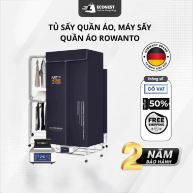 Tủ sấy quần áo Rowanto S6/S8 Plus - Diệt khuẩn, tiết kiệm điện, an toàn, giá 1.080.000₫