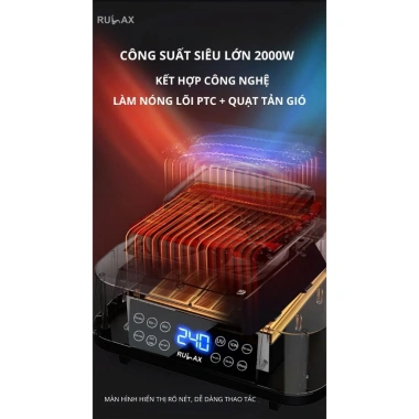 Tủ sấy quần áo RULAX 3 tầng 30kg, gấp gọn đa năng, 2.000W, BH 12 tháng - Giá ưu đãi 1,279,000₫ 7 Tủ sấy quần áo RULAX 3 tầng 30kg, gấp gọn đa năng, 2.000W, BH 12 tháng - Giá ưu đãi 1,279,000₫ 7