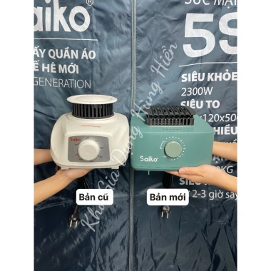 Tủ sấy quần áo Saiko CD-2.300 2.300W 50kg - Bảo hành 18 tháng, giá chỉ 1.699.000₫
