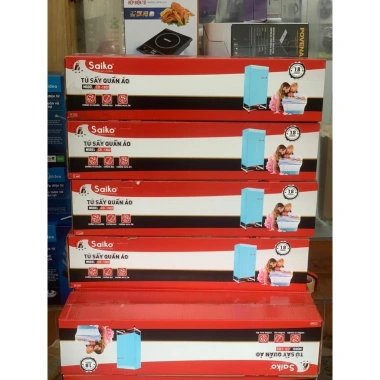 Tủ sấy quần áo SAIKO CD1.502 15kg, sưởi phòng, bảo hành 18 tháng - 819.000 VND 6