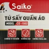 Tủ Sấy Quần Áo Saiko CD1.502 GHM Động Cơ Mạnh Mẽ Tiết Kiệm Không Gian - Hàng Chính Hãng 799.000 5