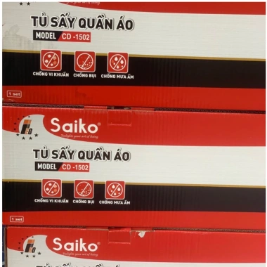 Tủ Sấy Quần Áo Saiko CD1.502 GHM Động Cơ Mạnh Mẽ Tiết Kiệm Không Gian - Hàng Chính Hãng 799.000