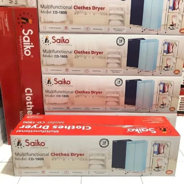 Tủ Sấy Quần Áo Saiko CD1.800 30kg - 30kg/Lần, Bảo Hành 12 Tháng, Giá 1.359.000 VND