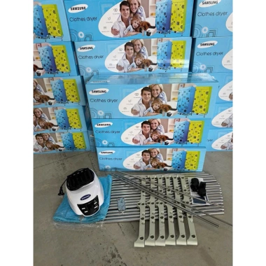 Tủ sấy quần áo Samsung điều khiển từ xa, siêu nhanh, khung inox - Giá 515.000