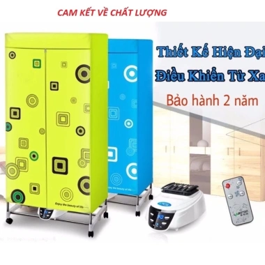 Tủ sấy quần áo Samsung khử khuẩn, kháng mùi, bảo hành 12 tháng, di chuyển nhẹ 675.000₫