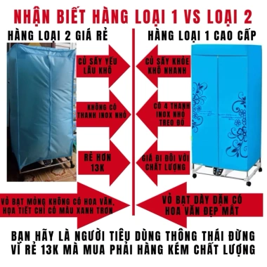 Tủ sấy quần áo Samsung size to, khô nhanh, điều khiển từ xa, chạy êm, bảo hành 12 tháng - 459k
