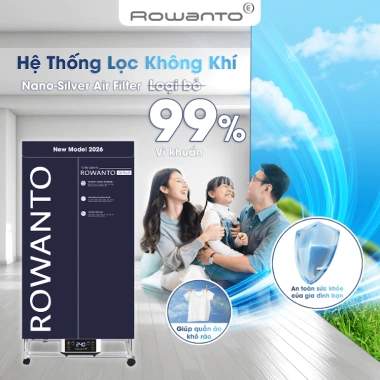 Tủ Sấy Quần Áo Siêu Tốc ROWANTO S8+ 1m7 1.850W Đa Năng 5 Hương Thơm Giá 1.48tr
