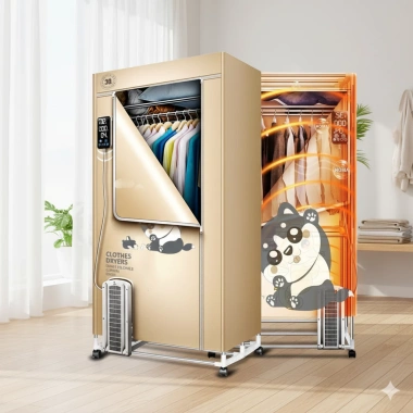 Tủ sấy quần áo SOWUN SW869S – Cảm ứng 1 chạm, ion âm khử khuẩn, sấy 30kg 8