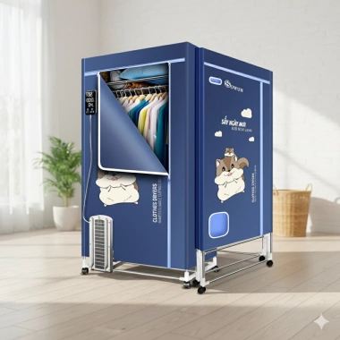 Tủ sấy quần áo SOWUN SW869S – Cảm ứng 1 chạm, ion âm khử khuẩn, sấy 30kg 9