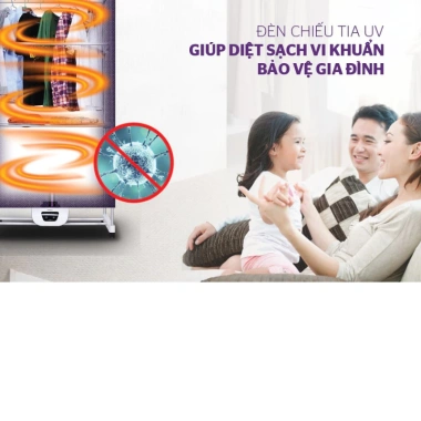 Tủ sấy quần áo Sunhouse SHD2.702-2.707 15kg 1.500W, giá ưu đãi 820.000đ