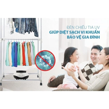 Tủ sấy quần áo SUNHOUSE SHD2.702 khử khuẩn, sấy khô, tải 10kg - Giá 949.000₫ 5 Tủ sấy quần áo SUNHOUSE SHD2.702 khử khuẩn, sấy khô, tải 10kg - Giá 949.000₫ 5