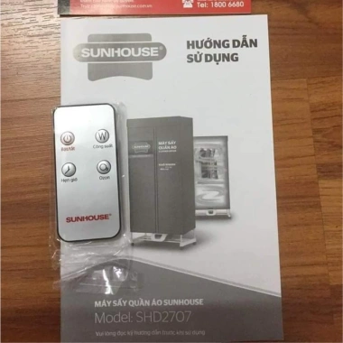 Tủ Sấy Quần Áo Sunhouse SHD2.707 15kg 1.500W - Sấy Khô Nhanh Tiết Kiệm Thời Gian An Toàn Sức Khỏe Giá Ưu Đãi 940.000 VND