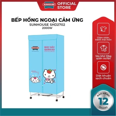 Tủ sấy quần áo Sunhouse SHD2.707 công suất lớn, nhanh khô, tiện lợi, bảo hành 12 tháng 6
