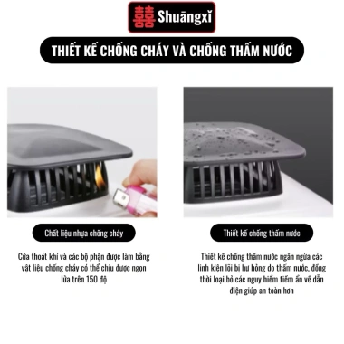 Tủ Sấy Quần Áo Vovi Camac 1.500W Khử Khuẩn, Chống Cháy, Chống Thấm Nước - 469k