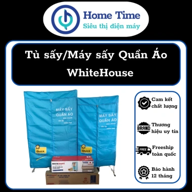 Tủ Sấy Quần Áo WHITEHOUSE - Công Nghệ Nhật Bản, Khử Mùi, Giữ Hương Thơm, Công Suất Mạnh, 519k