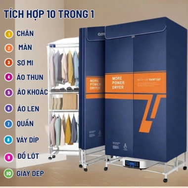 Tủ Sấy Quần Áo Z28 Giá 1 Triệu - Khô Nhanh Tiết Kiệm Năng Lượng, Quà Tặng 2 Tủ Sấy Quần Áo Z28 Giá 1 Triệu - Khô Nhanh Tiết Kiệm Năng Lượng, Quà Tặng 2
