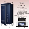 Tủ Sấy Quần Áo Zlife Z28 Plus 2.200W Gấp Gọn, Sấy Nhanh, Khử Khuẩn ION - 1.219.000₫ 10