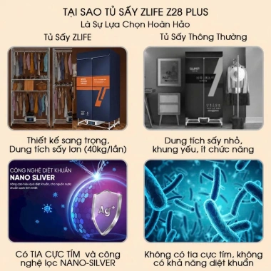 Tủ sấy Rowanto S8 Plus - Sấy nhanh, làm thơm, làm phẳng, bảo vệ vải, 1.339.000 VND 3