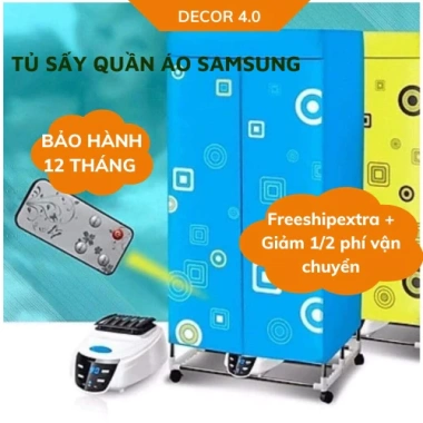 Tủ sấy Samsung khử khuẩn, kháng mùi, Bảo hành 12 tháng, di chuyển dễ, Giá 675.000