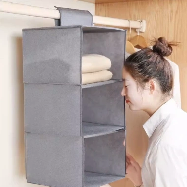 Tủ Vải Lưu Trữ Quần Áo 5 Ngăn + 3 Ngăn Túi Treo - Giá Ưu Đãi 30.000 VND 3 Tủ Vải Lưu Trữ Quần Áo 5 Ngăn + 3 Ngăn Túi Treo - Giá Ưu Đãi 30.000 VND 3