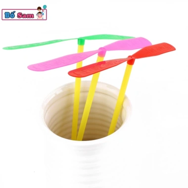 Túi 100 chong chóng nhựa xoay tay - Đồ chơi trẻ em, chỉ 57.232₫ tại Shop Bố Sam