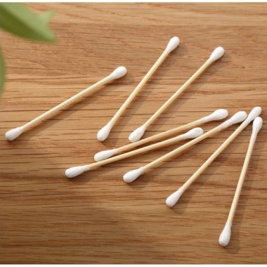 Túi 100c Bông Ngoáy Tai Vệ sinh tai - Cán Gỗ chất lượng, Giá chỉ 17.900 VND 7