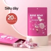 Túi 20 viên Khăn mặt dạng nén dùng 1 lần Hình gấu dâu Lotso vải mềm mịn vệ sinh tiện dụng 15.000 đồng 2