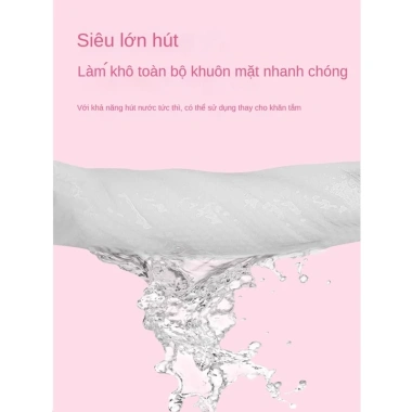 Túi 20 viên Khăn mặt dạng nén dùng 1 lần Hình gấu dâu Lotso vải mềm mịn vệ sinh tiện dụng 15.000 đồng