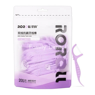 Túi 200 chiếc chỉ đôi nha khoa sợi kép làm sạch tối ưu giảm giá 40.000₫