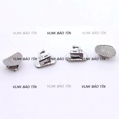 Túi 4 mắc cài răng 6,7 thép không gỉ bám dính chắc Niềng răng chỉnh nha 25.000₫
