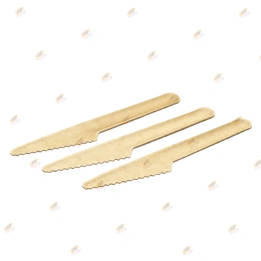 Túi 50 cái nĩa muỗng dài dao giấy tre dùng 1 lần - An toàn môi trường, giá 18.904₫ 5