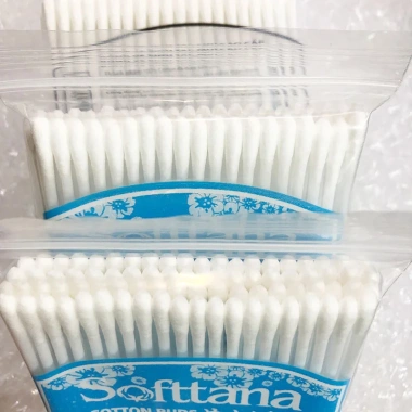 Túi 60 Tăm Bông Vệ Sinh Tai Mũi SOFTTANA - An Toàn Nhỏ Gọn Tiện Lợi 30.000₫ 3