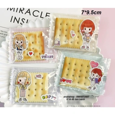 Túi bánh quy, bánh hành, bánh bông tuyết - Nhiều mẫu, Giá 12.500 VND, giảm 2.875 VND 9 Túi bánh quy, bánh hành, bánh bông tuyết - Nhiều mẫu, Giá 12.500 VND, giảm 2.875 VND 9
