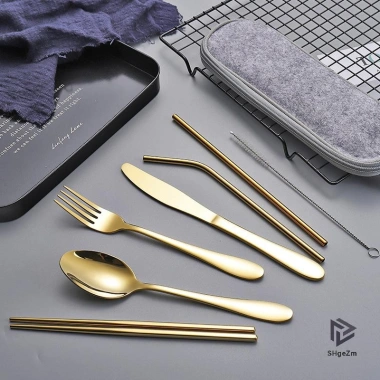 Túi Bảo Quản Dao Kéo & Bộ Đồ Ăn Vải - Túi Nĩa Thìa Đũa Cắm Trại, Du Lịch - 53.240đ