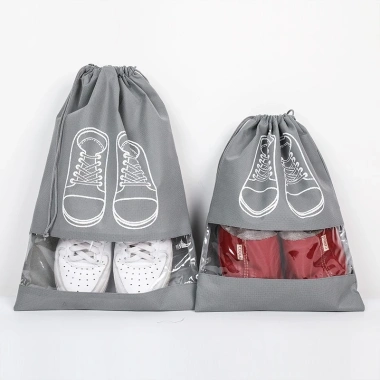Túi bảo quản giày dép chống nước, dây rút gọn gàng, 2 size, chỉ 12.000₫ 8
