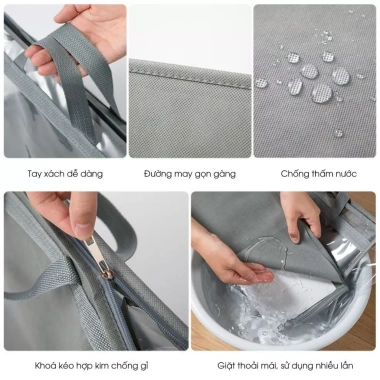Túi bảo quản túi xách trong suốt 4 kích cỡ - Chống bụi, tiện dụng, giá 38.000 VND 3