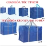 Túi bạt 2 lớp xanh cam khóa đôi, khóa to chắc chắn, bảo hành khóa kéo, đủ size, giao hỏa tốc - Giá sỉ 38.000 VND