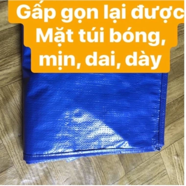 Túi bạt 2 lớp xanh cam khóa đôi, khóa to chắc chắn, bảo hành khóa kéo, đủ size, giao hỏa tốc - Giá sỉ 38.000 VND 3