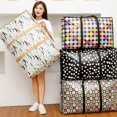 Túi bạt dứa siêu bền, chống nước, đựng chăn quần áo mọi kích thước Giá 26.500₫ 8