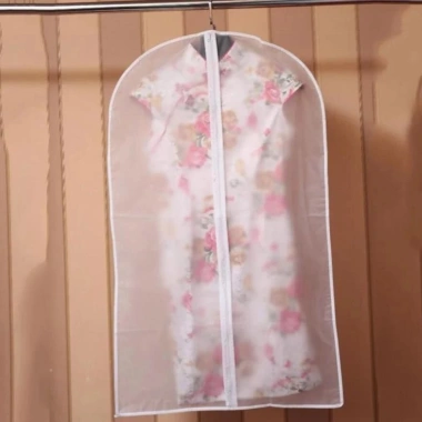 Túi bọc quần áo PEVA chống bụi ẩm mốc, có khóa, treo tủ, trùm áo Vest - Giá chỉ 14.900đ