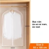 Túi bọc quần áo PEVA chống bụi ẩm mốc, có khóa, treo tủ, trùm áo Vest - Giá chỉ 14.900đ 5