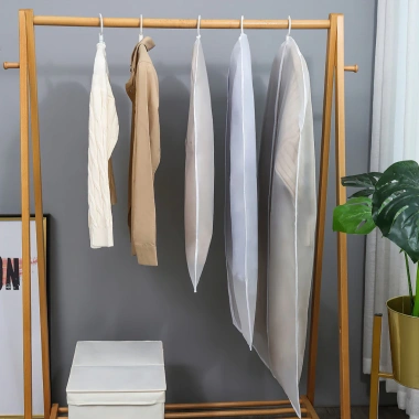 Túi bọc quần áo treo tủ ZARIO dày có khóa chống bụi chống thấm 21.000 VND