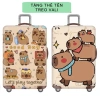 Túi bọc vali áo trùm màu be co giãn 4 chiều chống trầy, chống bụi, giá 78.000đ 2