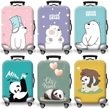 Túi Bọc Vali Gấu Bear Khóa Kép, Vải Thun Co Giãn 4 Chiều và Thẻ Tên - Giá Ưu Đãi 104,940 VND