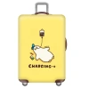 Túi bọc vali KUTE DUCK cao cấp áo trùm vali vải thun co giãn chống bụi tặng thẻ tên giảm 22% 2