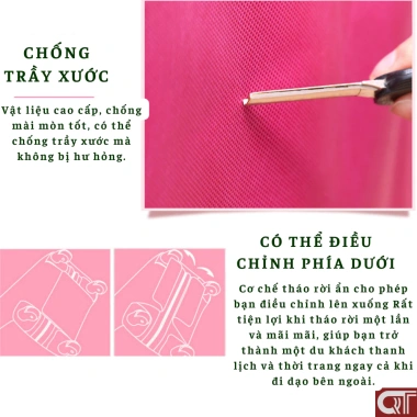 Túi bọc vali trong suốt PVC cao cấp, chống trầy xước, chống thấm nước, size 20-28 inch, giá 39.900 VND 6