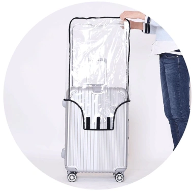 Túi bọc vali trong suốt PVC cao cấp, chống trầy xước, chống thấm nước, size 20-28 inch, giá 39.900 VND 9