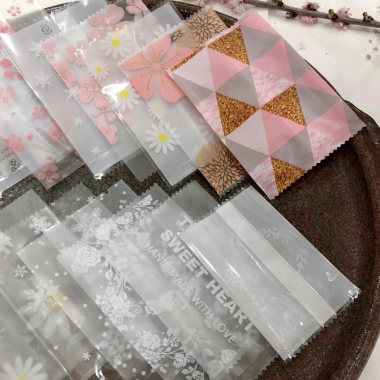 Túi bóng hàn miệng đựng trà, hoa bánh kẹo – Combo 100 túi, đa kích thước, màu sắc, 15.800₫