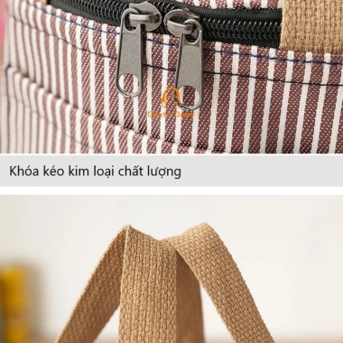 Túi cầm tay lót bạc văn phòng - Túi gấu Bear TC29 chống thấm nước, tròn xinh 8