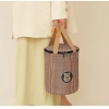 Túi cầm tay lót bạc văn phòng - Túi gấu Bear TC29 chống thấm nước, tròn xinh 9